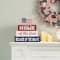 Glitzhome® 8.5" Wooden Patriotic Sign Table Décor